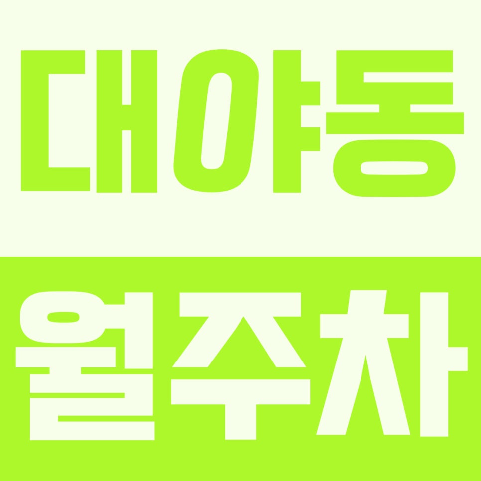 대야동 월주차 | 대야초 인근 5부제 걸리지 않아 마음 편한 자주식 지정석 대표 이미지