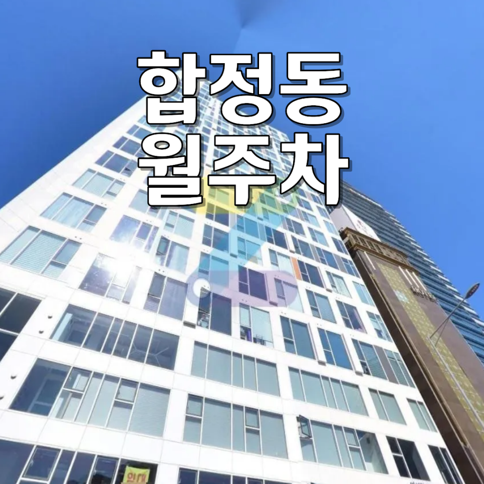 합정동 월주차 | 복잡한 합정 골목길 방황 끝! 깨끗하고 안전한 승용차 전용 주차 공간 대표 이미지