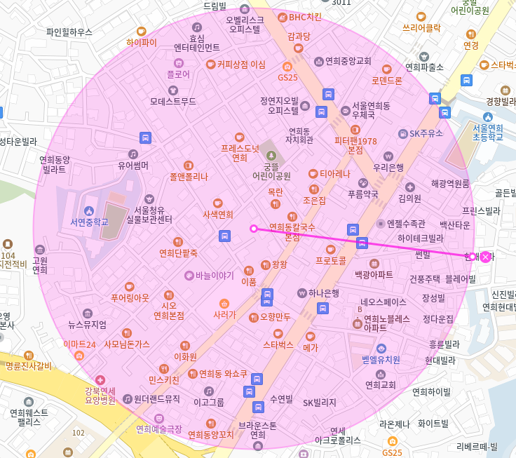 연희동 월주차 / 인근 최저가, 연희동칼국수 인근