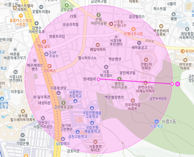 시흥동 월주차_국립전통예고 인근 단일주차장