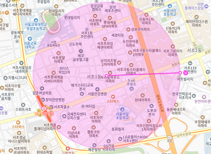 서초동 월주차_남부터미널역 인근 전일제 단일주차장