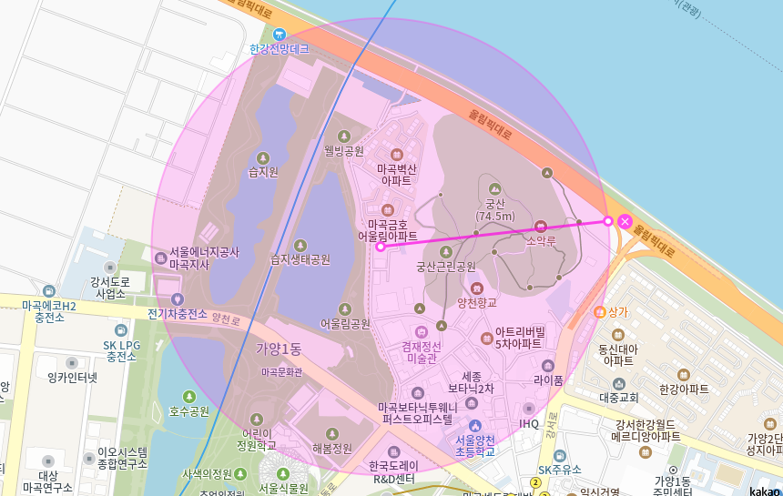 마곡동 월주차_습지생태공원 인근 전일제 단일주차장