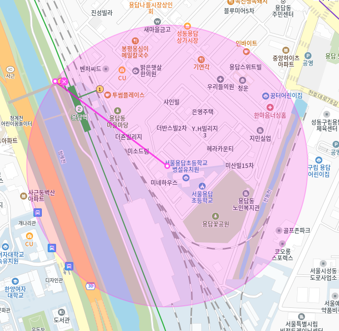 용답역 월주차 / 용답역 도보 3분 용답꽃공원 인근