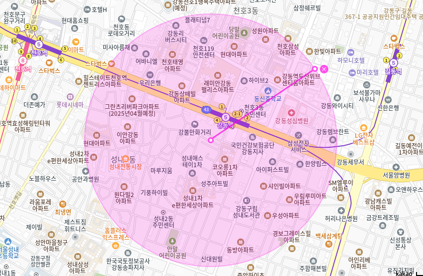 강동역 월주차_엎어지면 코닿을 거리!4번 출구 도보 1분거리 단일주차장