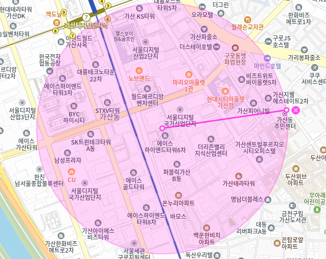 가산동 월주차_가산디지털단지역 인근 전일제 단일주차장 가져가세요