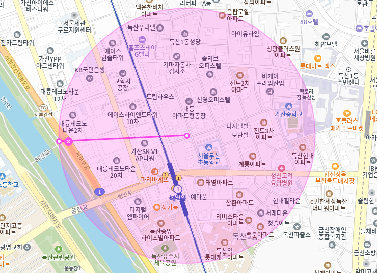 독산역 월주차_1번출구 도보 2분거리 전일제 단일주차장 가져가세요!