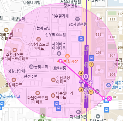 발산동 월주차 / 우장산역 도보 1분 송화벽화시장 인근