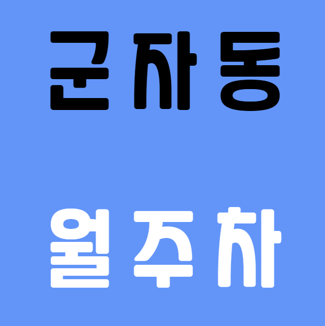 군자동 월주차 / 군자역 도보 1분 기계식 RV차량 가능! 대표 이미지