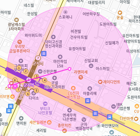 군자동 월주차 / 군자역 도보 1분 기계식 RV차량 가능!