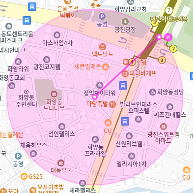 화양동 월주차 / 어린이대공원역 4번출구 도보 3분 지정석