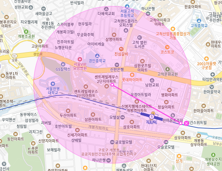 개봉역 월주차_2번출구까지 걸어서 3분거리 단일주차장