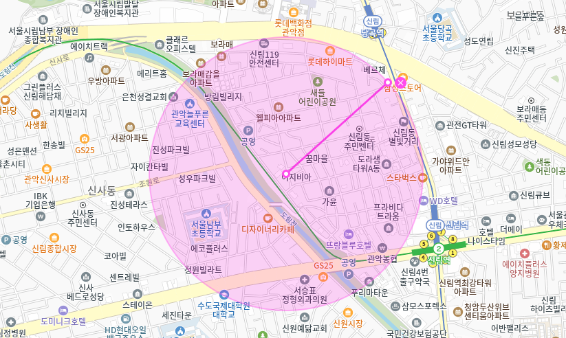 신림동 월주자 _ 전일제/기계식/승용차전용/빈자리/단일주차/주차장