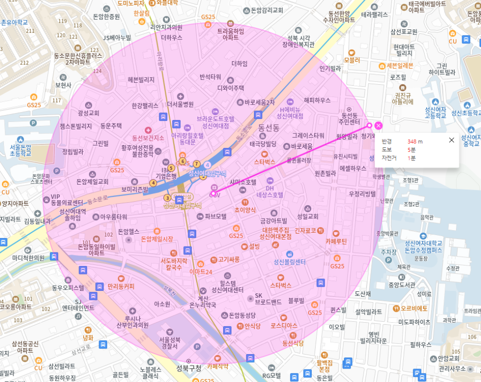 성신여대입구역 월주차 _ 도보 1분 거리 초역세권 주차장 이용하세요