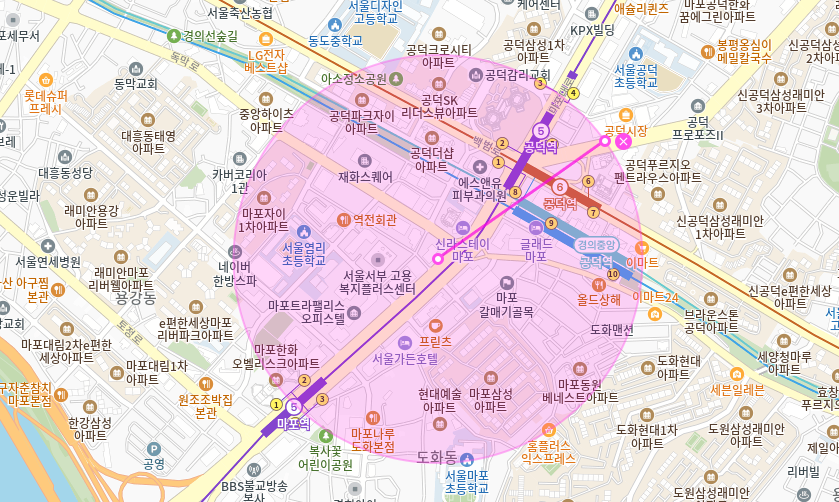 도화동 월주차 _ 공덕역/마포역 인근 역세권 주차장