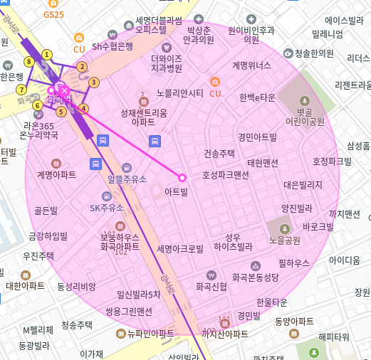 화곡역 월주차 / 화곡역 4번출구 도보4분, 지정석, 단일주차장 편하게 주차하세요.