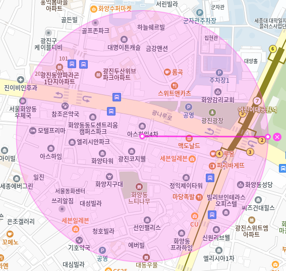 어린이대공원역 월주차 / 어린이대공원역 4번출구 도보4분, 지정석, 단일주차장, 편하게 주차하세요.