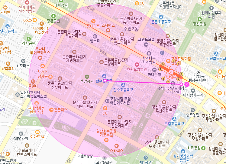 주엽역 월주차_4번출구 도보 4분 역세권 전일제 자주식 단일주차