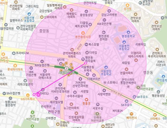 서울대입구역 월주차_7번출구 도보 1분 초역세권 전일제 단일주차