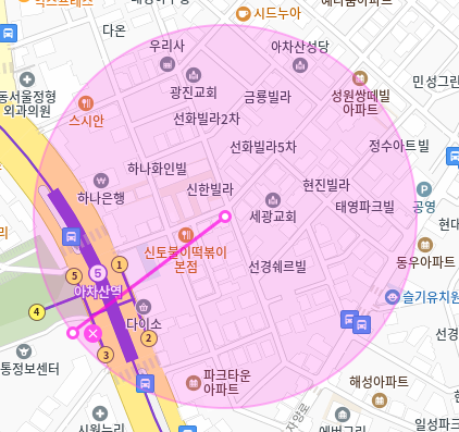 아차산역 월주차 / 아차산역 1번출구 도보2분, 인근 최저가!