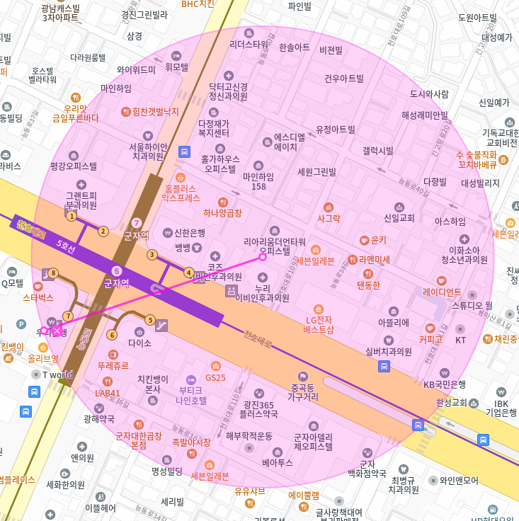 군자동 월주차 / 군자역 4번출구 인근, 군자역 주변 마지막 매물