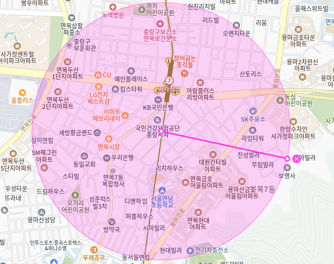 면목동 월주차_사가정역 4번출구 도보 1분 초역세권 주차장 가져가세요