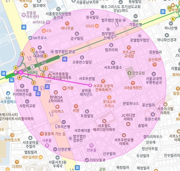 서초구 서초동 월주차 / 서초역 인근, 지정석, 단일주차, 신규 주차장 안내