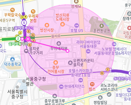 을지로4가역 월주차장_을지로 4가역 도보 7분 거리 주차장