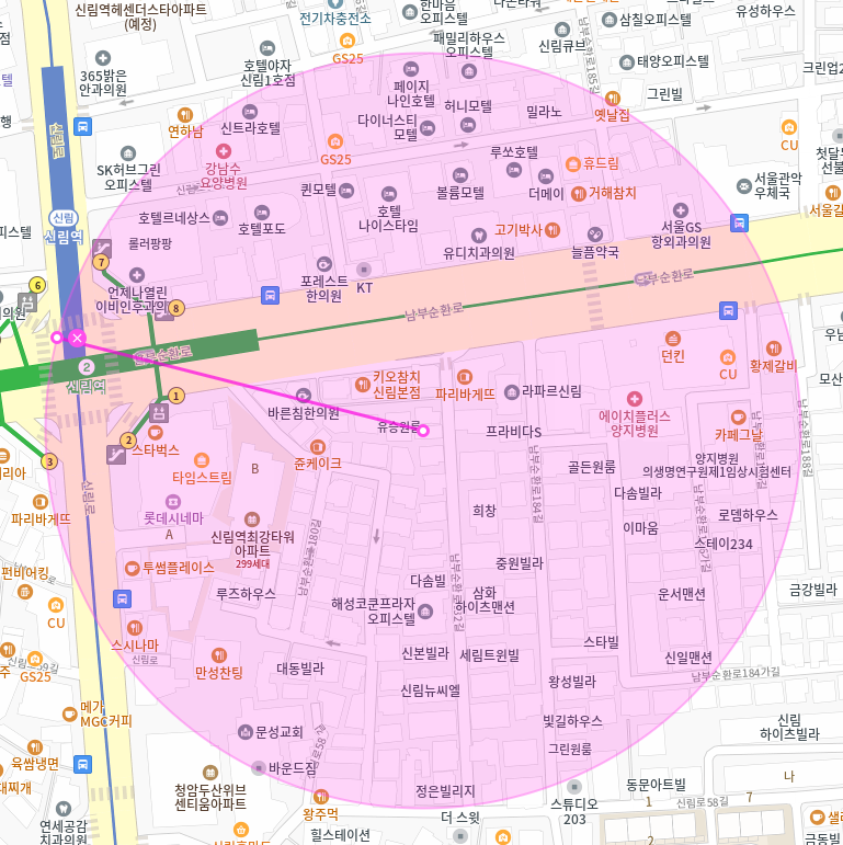 신림동 월주차 / 신림역 도보3분, 지정석, 신규주차장