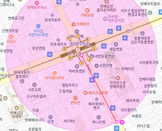 [신규] 내방역 월주차_초역세권 24시 승용차 전용 단독 인기 주차장 추천