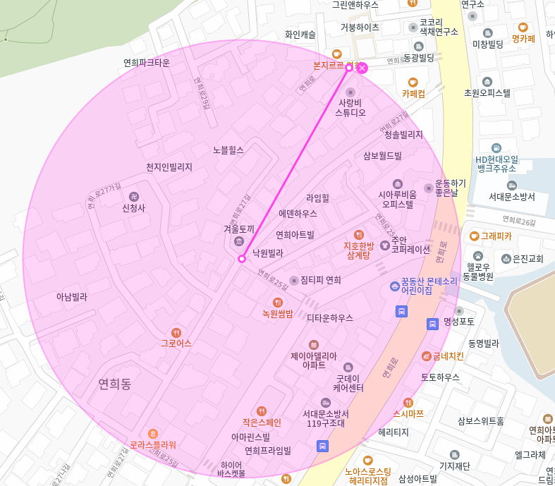 [신규] 서대문구 연희동 월주차_안전한 주택가 인근 24시 전일 단독 주차장