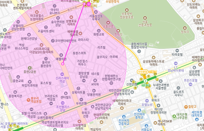 [신규] 선정릉역 월주차_강남 4개의 역 중간 인기 주차장 24시 단독 주차 가능