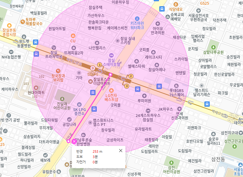 [신규] 송파 삼전동 월주차_삼전역 도보 3분 초역세권 출퇴근 편리하게 이용하세요