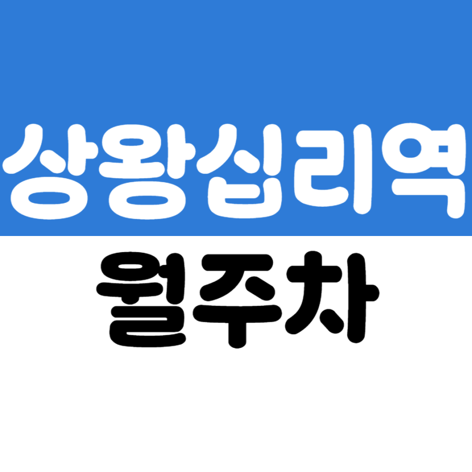 상왕십리역 월주차 | 6번 출구 근처 오피스텔 저렴한 기계식 주차장 추천 대표 이미지