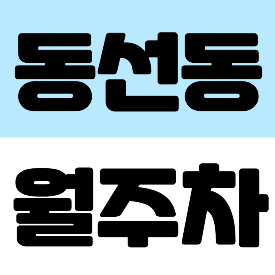 동선동 월주차 | 성신여대입구역 1번 출구 바로 앞! 프리미엄 자주식 주차장 대표 이미지