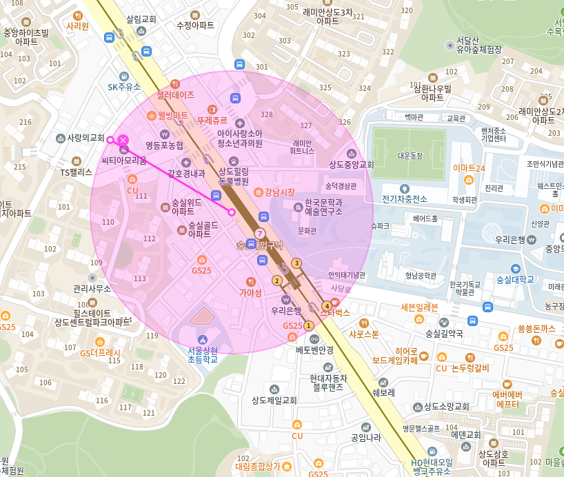 상도동 월주차 | 숭실대입구역 2번출구 도보 4분 월주차장 알려드려요