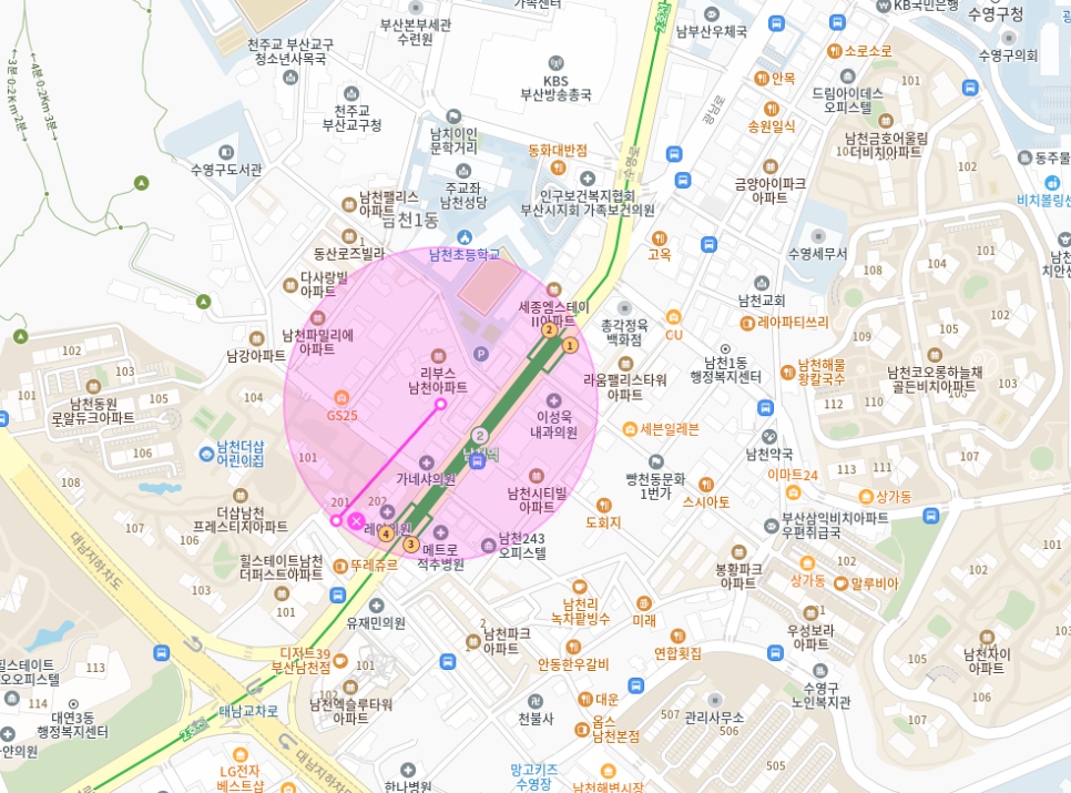 남천동 월주차 | 남천역 바로 앞! 초초핵심입지의 월주차장 알려드려요