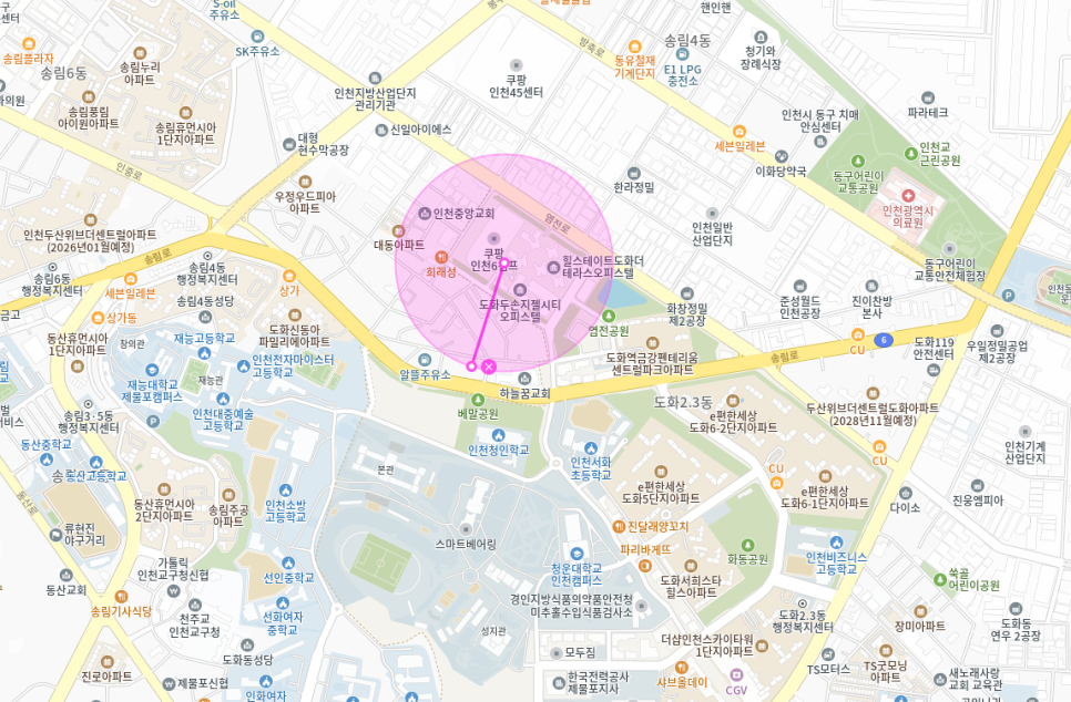 도화동 월주차 | 제물포역 도화동 물류센터 인근 월정기 주차권 여기가 딱이었네