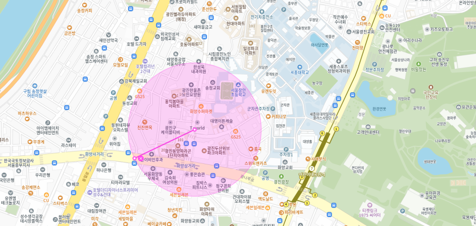 어린이대공원역 월주차 | 세종대 근처 월정기 주차장 찾으시면 역세권인 이 주차장 추천드려요
