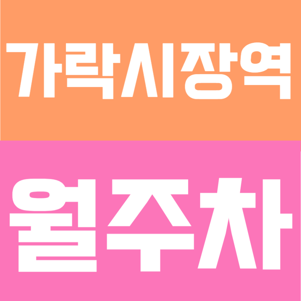 가락시장역 월주차 | 도보 1분, 7·8번 출구 바로 앞 초역세권, 연중무휴·24시간 이용 가능한 자주식 정기주차 안내 대표 이미지