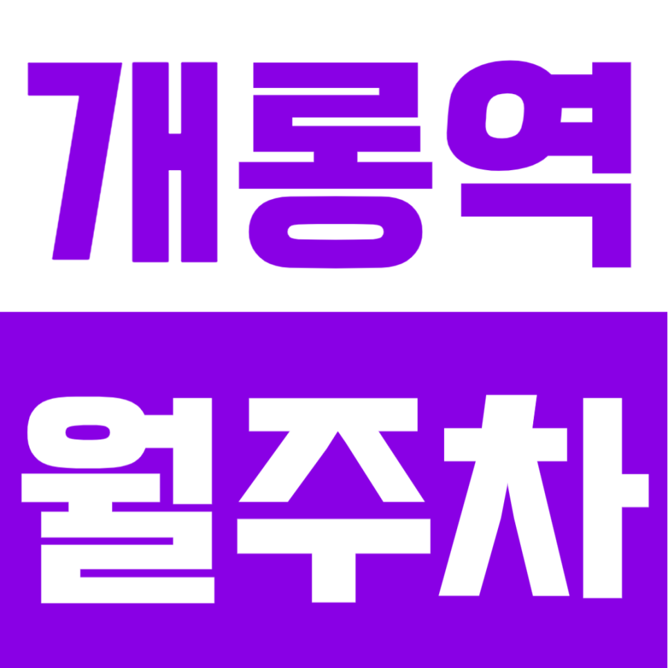 개롱역 월주차 | 개롱역 도보 3분 역세권, SUV 가능 자주식 24시간 정기주차장 대표 이미지