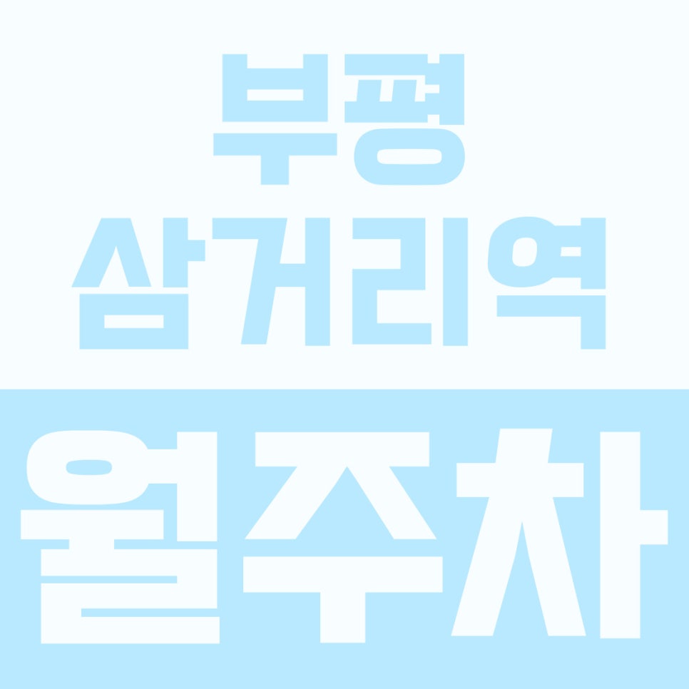 부평삼거리역 월주차 | 제일고등학교 도보권, 24시간 나만의 지정석을 월 10만원에 누리는 가성비 명당 대표 이미지