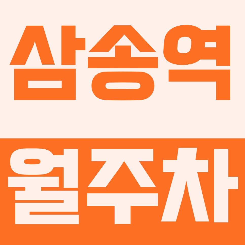 삼송동 월주차 | 삼송역 초역세권 환승 거점, 서울 출퇴근길이 가벼워지는 월 8만원대 고정 전용석 대표 이미지