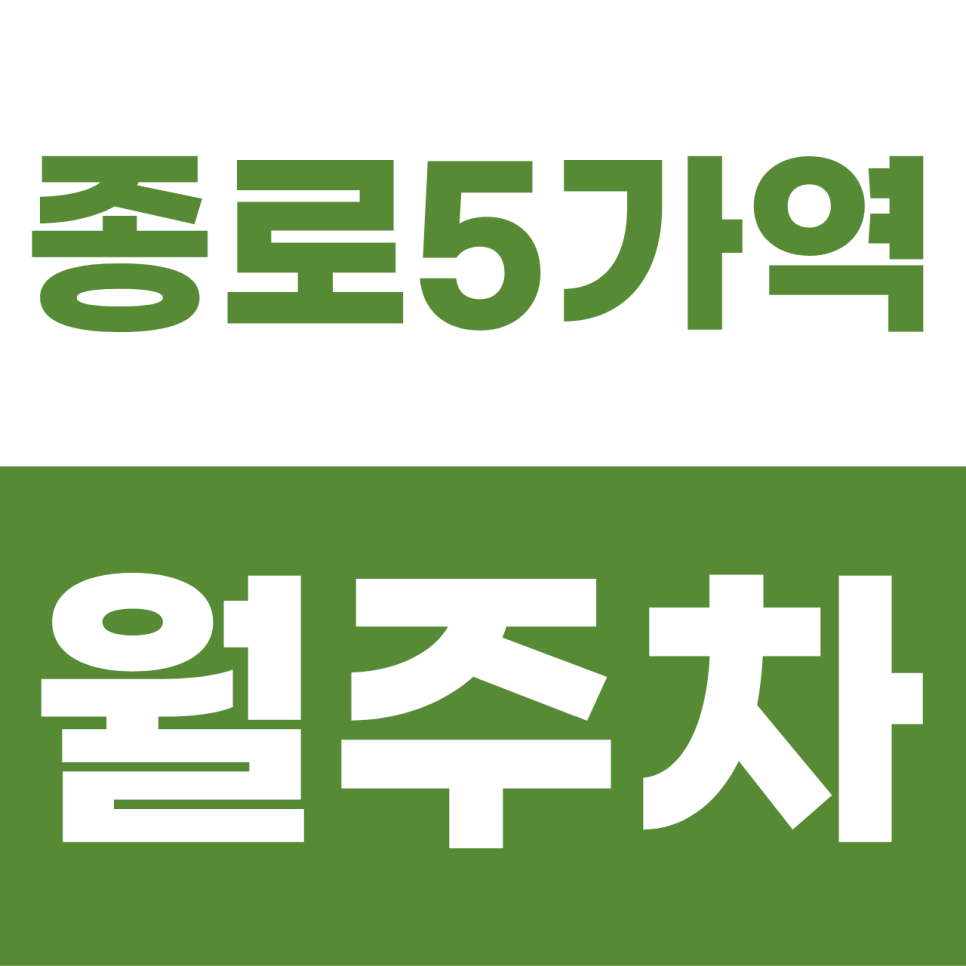 종로5가역 월주차 | 광장시장·종로의 중심! 대형 SUV도 거뜬한 '이중주차 없는' 자주식 명당 대표 이미지