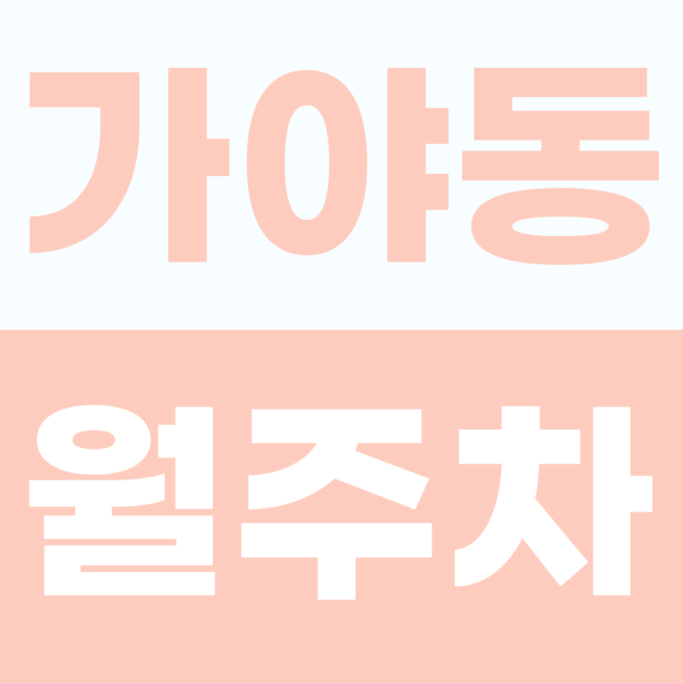 [2026] 가야동 월주차장: 6만원대 실화? 가야역 역세권 세단 전용 가성비 명당 (11717번) 대표 이미지