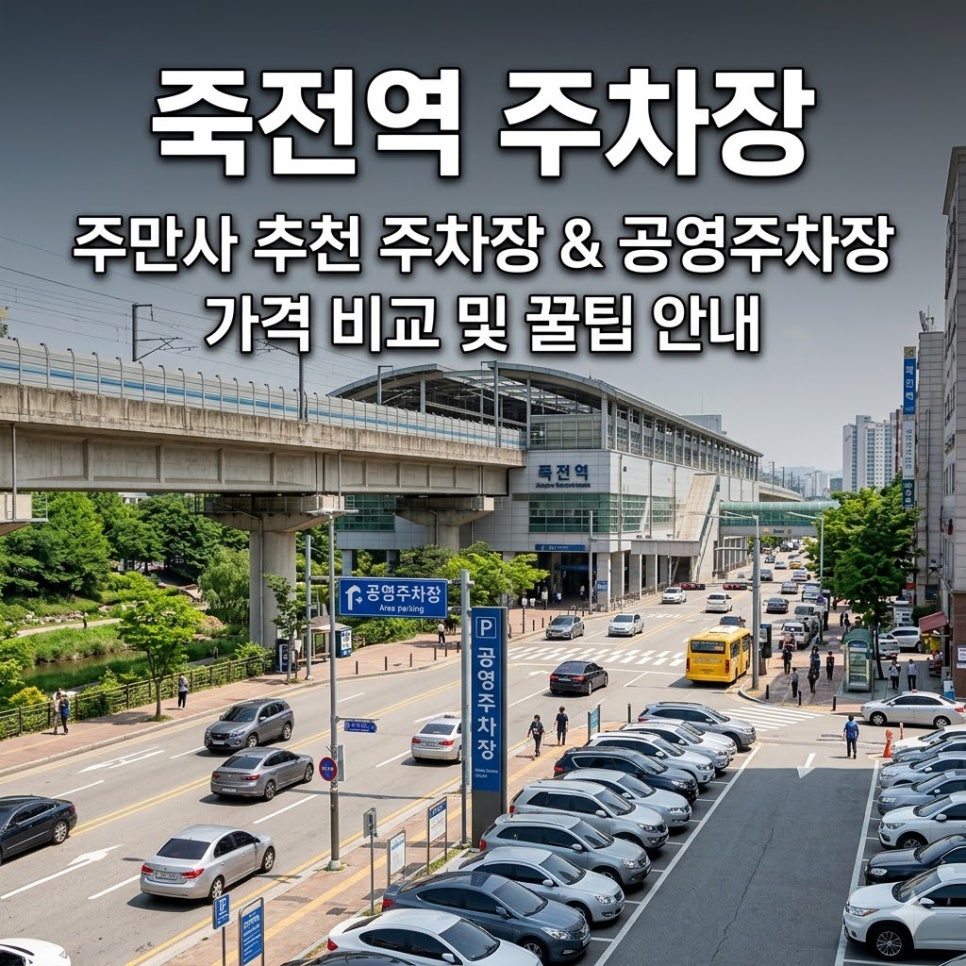 죽전역 주차장ㅣ보정동 카페거리 갈 때 주차비 아끼는 방법! 당장 쓸 수 있는 일일 주차권 총정리 대표 이미지