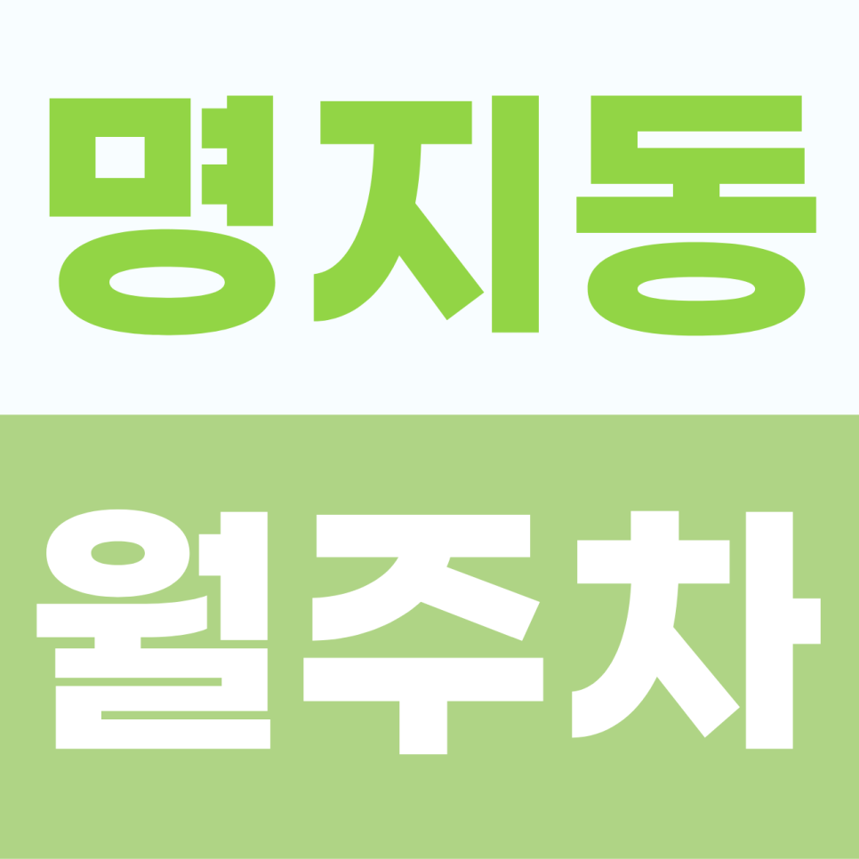 [2026] 명지동 월주차: 신도시 9만원대 실화? SUV도 가능한 자주식 명당 (11643번) 대표 이미지