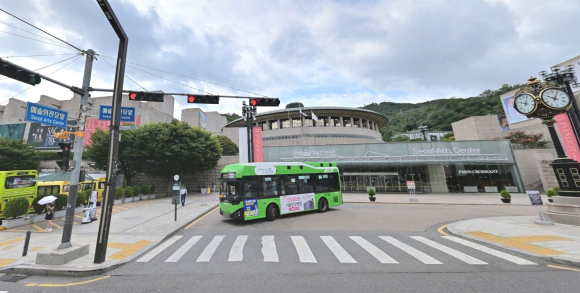 예술의전당 입구에서 5분, 예술의전당 인근 일주차장 가는 길