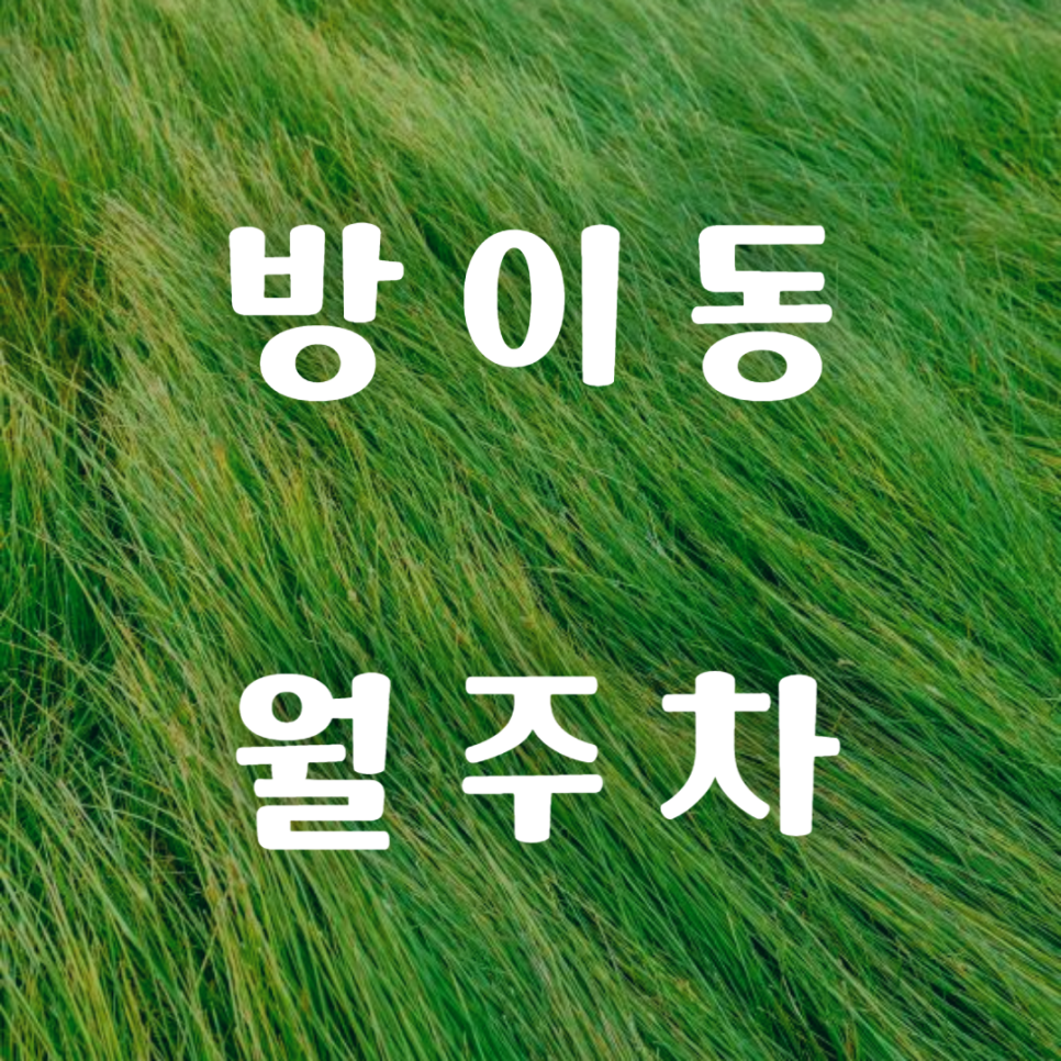 방이동 월주차 / 방이역, 올림픽 공원 도보 5분 대표 이미지