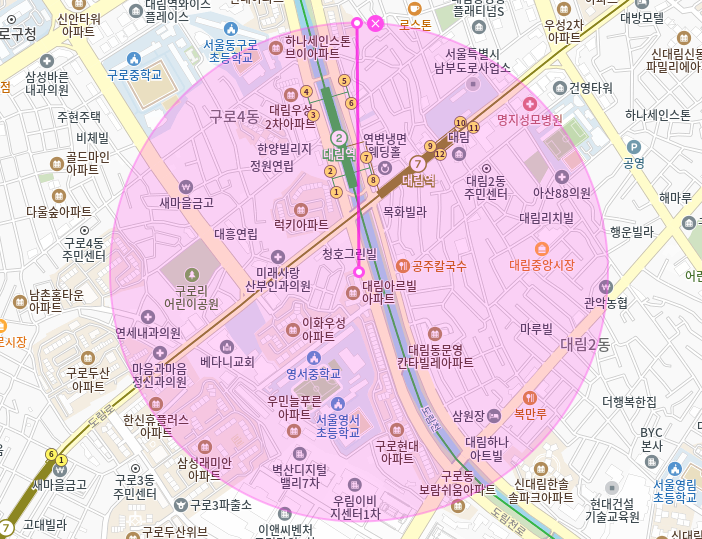 대림역 월주차_대림역 도보 2분거리 단일주차장