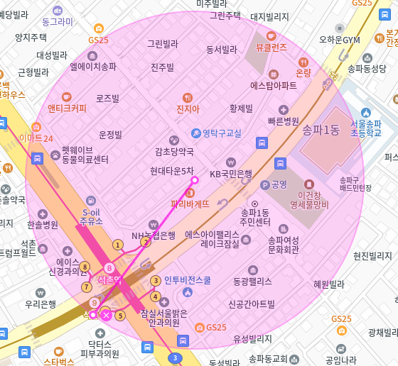 석촌역 월주차 / 석촌역 도보3분